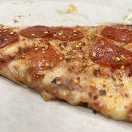 Beef pepperoni Giant Pizza Slice, YUM!!! Beef pepperoni Giant Pizza Slice, YUM!!!