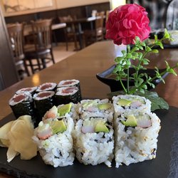 Ikura - California and tuna rolls