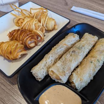 Monsta Ramen - Potato Shrimp & Shrimp spring roll - Japanese Curry Near Me - San Diego, California Monsta Ramen - Potato Shrimp & Shrimp spring roll - Japanese Curry Near Me - San Diego, California