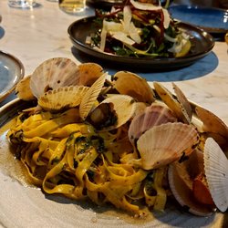 Bar 500 Eatery - Scallop Pasta ($28) - sooo good