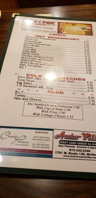 Menu photo 4 Fred's Diner Grayslake, IL