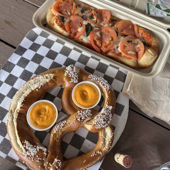 KC Wine - Pretzel & Margarita Flatbread - Wineries Near Me - Olathe, Kansas
