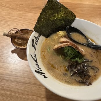 Miraku Boston - Roasted sesame miso ramen - Ramen Near Me - Brookline, Massachusetts Miraku Boston - Roasted sesame miso ramen - Ramen Near Me - Brookline, Massachusetts