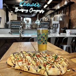 Keowee Brewing Company - This was a specialty flatbread with one of their summertime key lime pilsners.