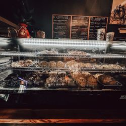 The Kraken Coffeehouse - Pastry display case