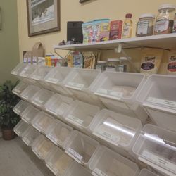 Rainbow Food Coop - Bulk snackies such as nuts and grains, dried fruit along with baking supplies and MUCH MORE!!