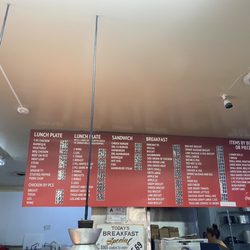 Aj's Food Mart - Menu