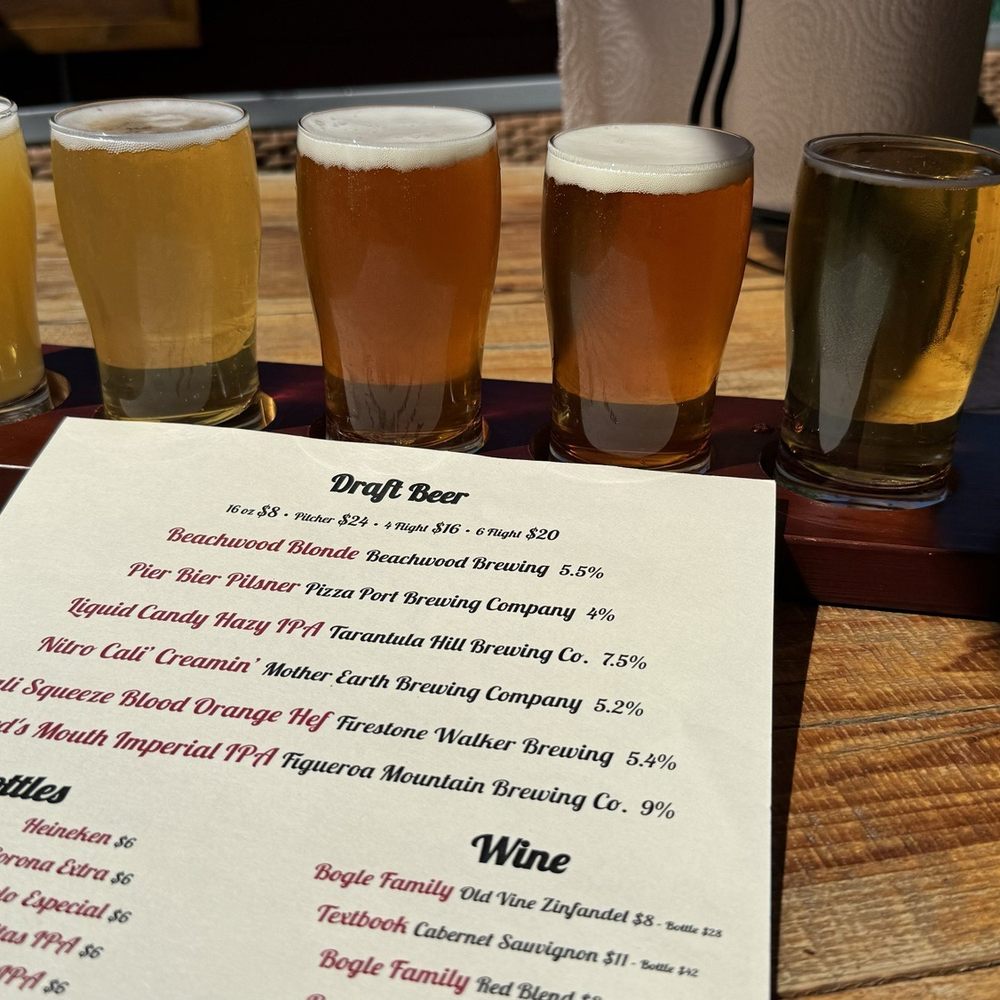 Jasper's Barbeque - Great Flight of beer - Barbeque Near Me - Big Bear Lake, California Jasper's Barbeque - Great Flight of beer - Barbeque Near Me - Big Bear Lake, California