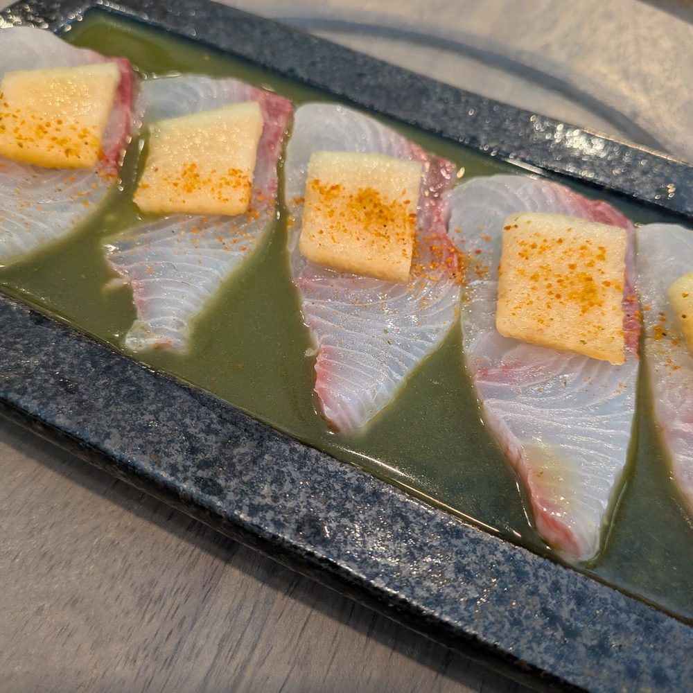 The Homakase Chef - Amberjack Tiradito - Personal Chefs Near Me