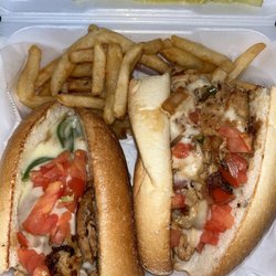 The House - Chicken Philly and fries