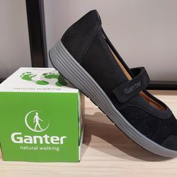 Lana Lang Shoes - Ganter KLARA Stretch Mary Jane - black