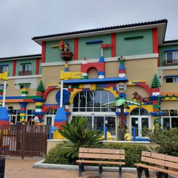 Exterior outside entrance of Legoland Hotel - Carlsbad, California Exterior outside entrance of Legoland Hotel - Carlsbad, California