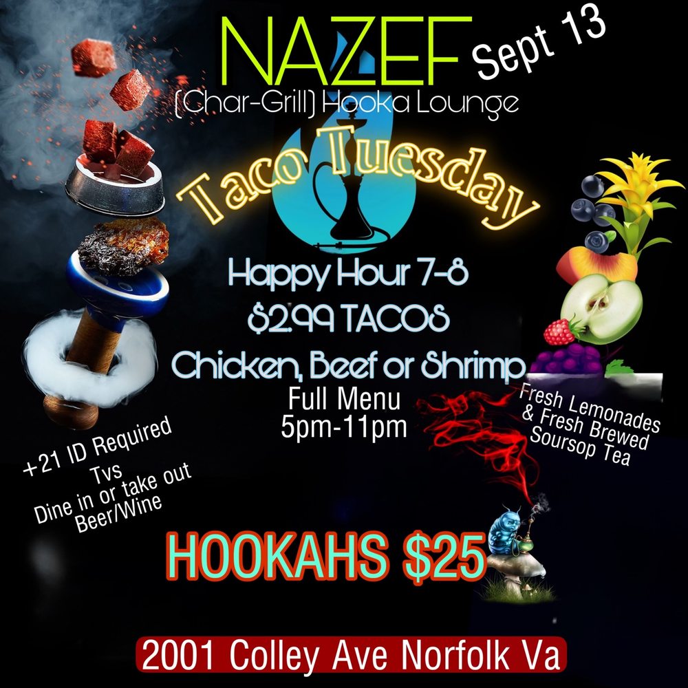 Nazef Hookah and char grill