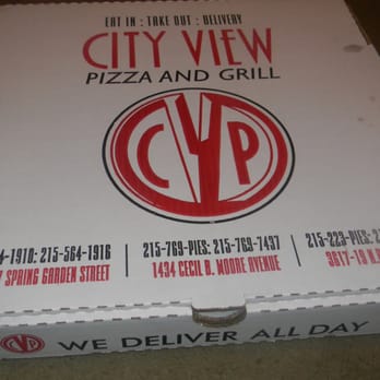 City View Pizza - Here is the box. Beautiful, crisp, clean packaging. - Pizza Near Me - Philadelphia, Pennsylvania City View Pizza - Here is the box. Beautiful, crisp, clean packaging. - Pizza Near Me - Philadelphia, Pennsylvania
