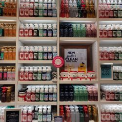 Bath & Body Works - Endless rows of beautifully organized hand soaps