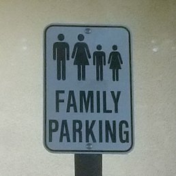 Cute Family parking spot right in front Cute Family parking spot right in front