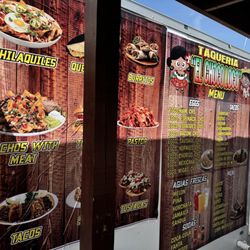 Taqueria El Choco Loco - Menu