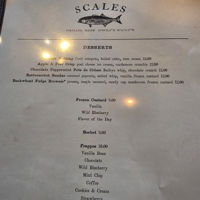 Menu photo 1 Scales Portland, ME Menu photo 1 Scales Portland, ME