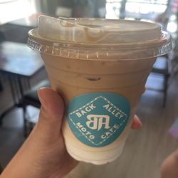 Back Alley Moto Cafe - Iced latte