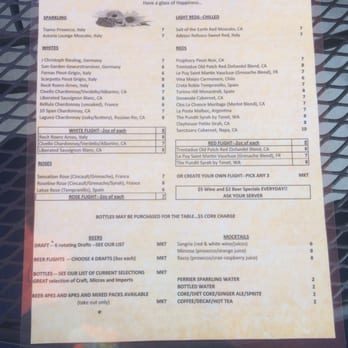 Cork & Cow - Menu side two- bevs - Tapas/Small Plates Near Me - Burlington, North Carolina