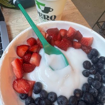 Perq Coffee Bar - Yogurt parfait with no granola - Coffee & Tea Near Me - Sarasota, Florida Perq Coffee Bar - Yogurt parfait with no granola - Coffee & Tea Near Me - Sarasota, Florida
