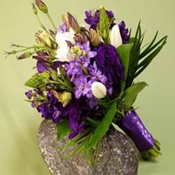 Rebecca's Flower Shoppe - Bridal in Royal purple