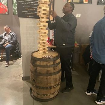 Four City Brewing Company - Play some giant Jenga - Breweries Near Me - Orange, New Jersey