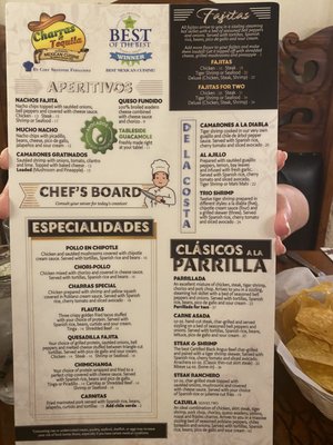 Menu photo 5 Charras And Tequila Bismarck, ND