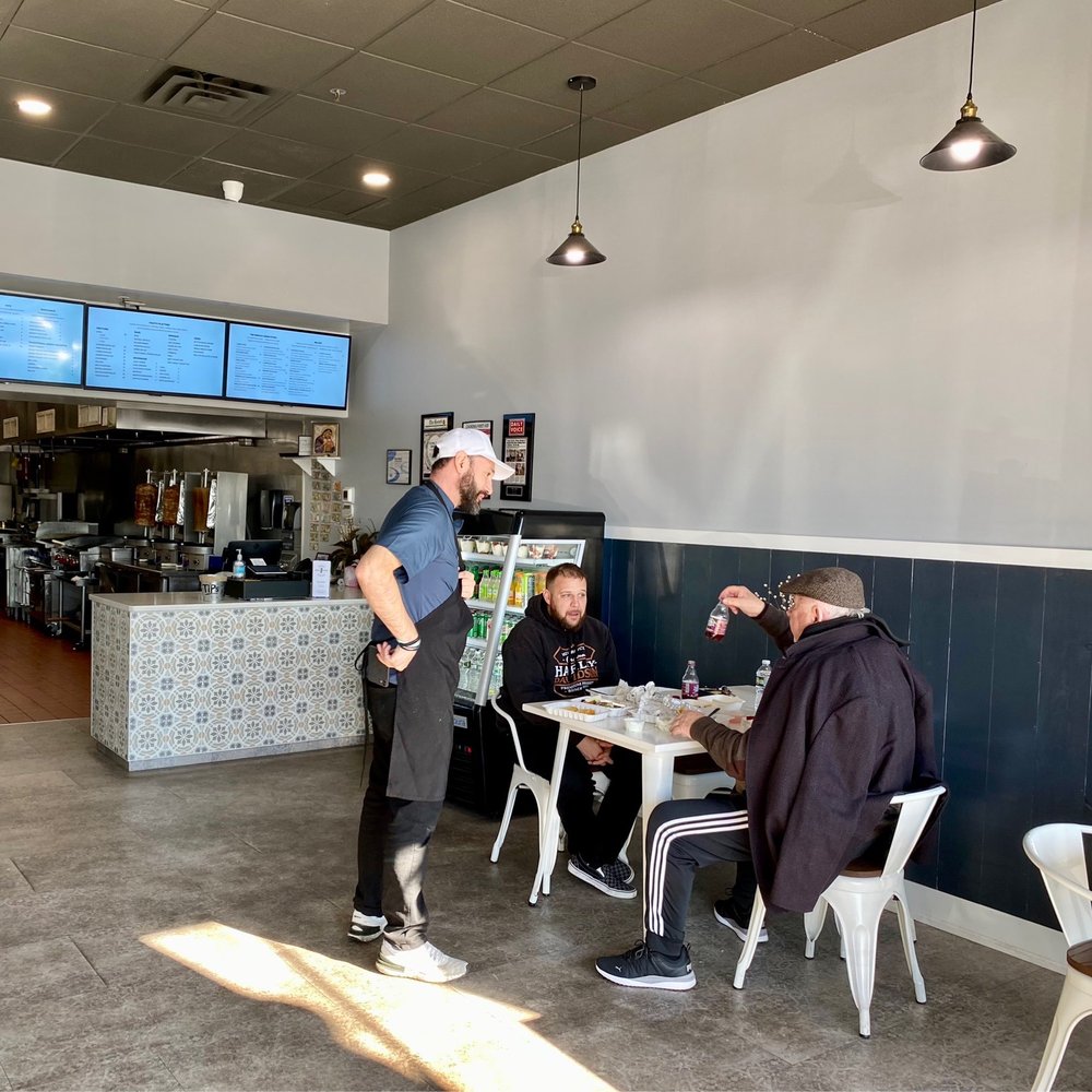 Jersey gyros - Inside with the owner, Mike - Greek Near Me - Lodi, New Jersey Jersey gyros - Inside with the owner, Mike - Greek Near Me - Lodi, New Jersey