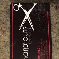 Sharp Cuts For Men - Card