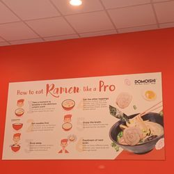 Domoishi - How to eat ramen