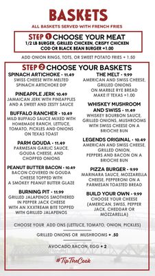 Menu photo 3 Legends Sports Bar Clinton, IA