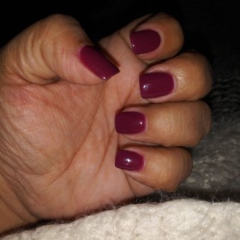TL Nails Spa - After getting natural nails shorten and Powdered dipped! Thanks Leyna - Nail Salons Near Me - Lawndale, California