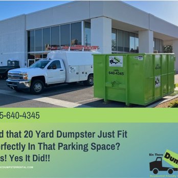 Bin There Dump That - Fort Wayne - Fits in a single parking space. - Dumpster Rental Near Me - Fort Wayne, Indiana Bin There Dump That - Fort Wayne - Fits in a single parking space. - Dumpster Rental Near Me - Fort Wayne, Indiana