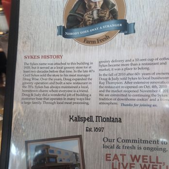 Sykes Diner - Diners Near Me - Kalispell, Montana