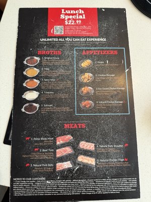 Menu photo 2 Shabuya Honolulu, HI Menu photo 2 Shabuya Honolulu, HI