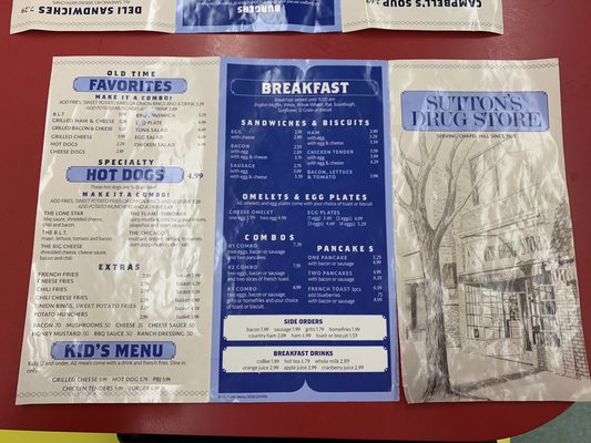 Menu photo 4 Sutton's Drug Store Chapel Hill, NC Menu photo 4 Sutton's Drug Store Chapel Hill, NC