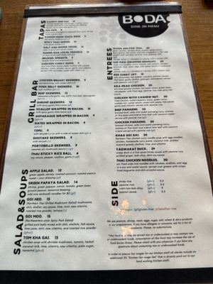 Menu photo 1 Boda Portland, ME