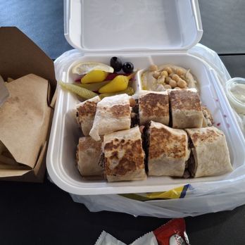 Yafa cuisine - Double Arabic combo ($26.99) - Vegetarian Near Me - Riverside, California
