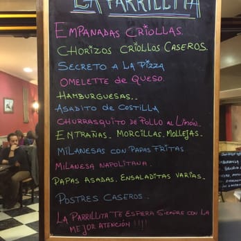 La Parrillita - La carta ^^ - Tapas Bars Near Me - Granada, GR La Parrillita - La carta ^^ - Tapas Bars Near Me - Granada, GR