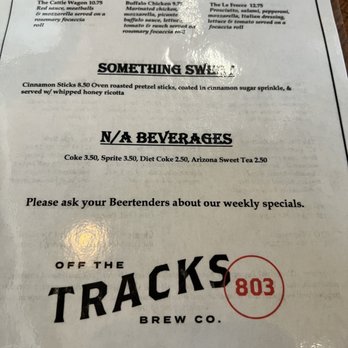 Off The Tracks Brewing - Breweries Near Me - Rock Hill, South Carolina Off The Tracks Brewing - Breweries Near Me - Rock Hill, South Carolina