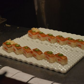 Minami - Salmon Oshi Sush- omg. so good. - Japanese Near Me - Vancouver, British Columbia Minami - Salmon Oshi Sush- omg. so good. - Japanese Near Me - Vancouver, British Columbia