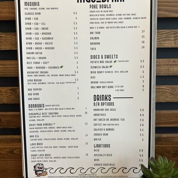 Musubi Kai - Menu - Hawaiian Near Me - Seattle, Washington Musubi Kai - Menu - Hawaiian Near Me - Seattle, Washington