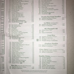 Wu's Garden - Menu page 2