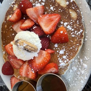 Skillet'z Cafe - Short Stack Pancakes with strawberry $13.95 - Breakfast & Brunch Near Me - Fremont, California Skillet'z Cafe - Short Stack Pancakes with strawberry $13.95 - Breakfast & Brunch Near Me - Fremont, California