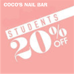 Coco's Nail Bar - Students 20% off