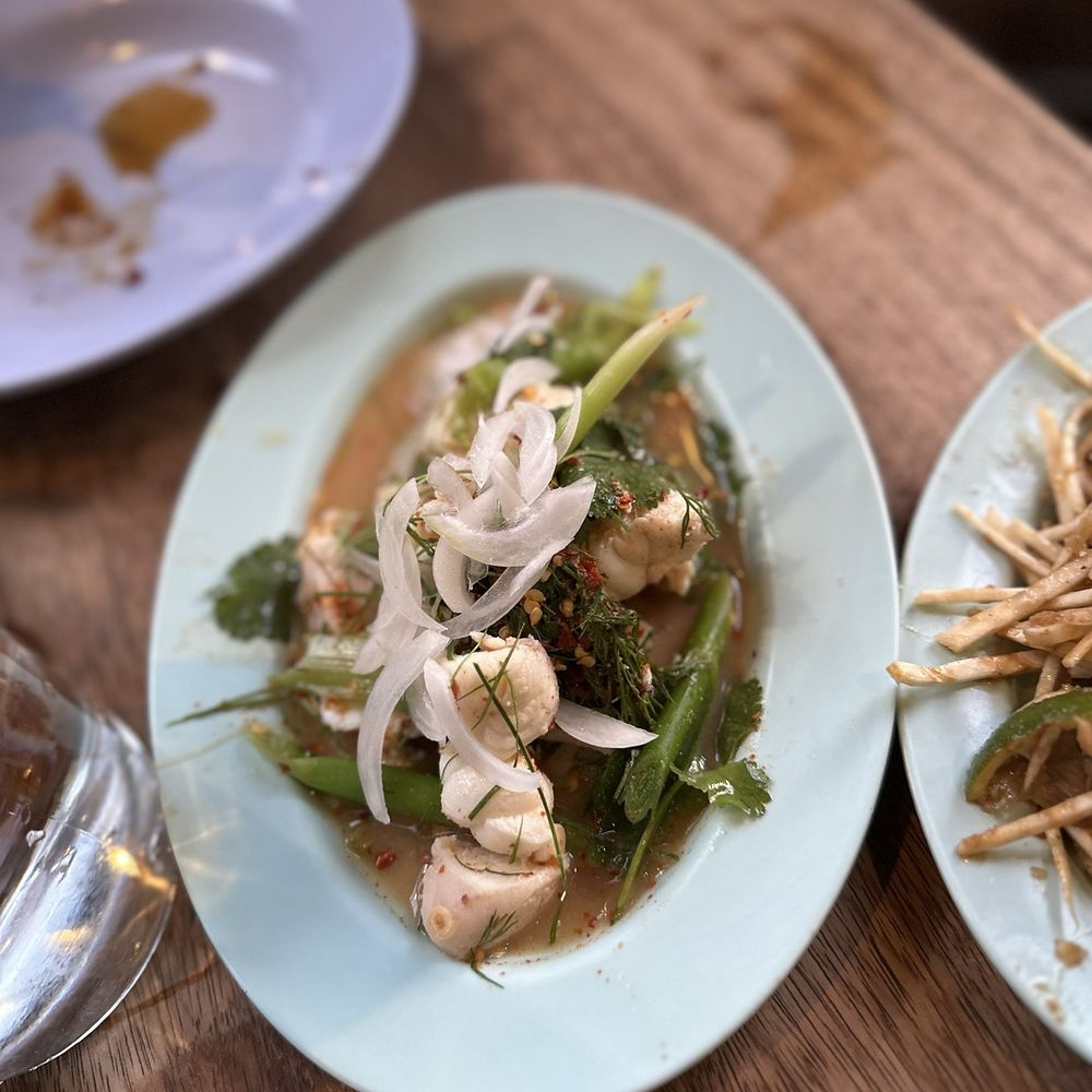 Smoking Goat - Monkfish laab - Thai Near Me - London, XGL