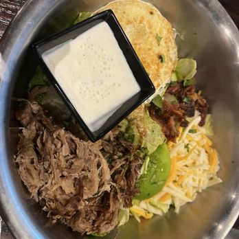 Bricktown Brewery - Power bowl salad with pulled pork. No flavor. - Breweries Near Me - Oklahoma City, Oklahoma Bricktown Brewery - Power bowl salad with pulled pork. No flavor. - Breweries Near Me - Oklahoma City, Oklahoma