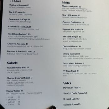 Bar Sella - Menu 6/8/26 - Cocktail Bars Near Me - New York, New York Bar Sella - Menu 6/8/26 - Cocktail Bars Near Me - New York, New York