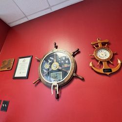 Wall decor - naval honors from owner